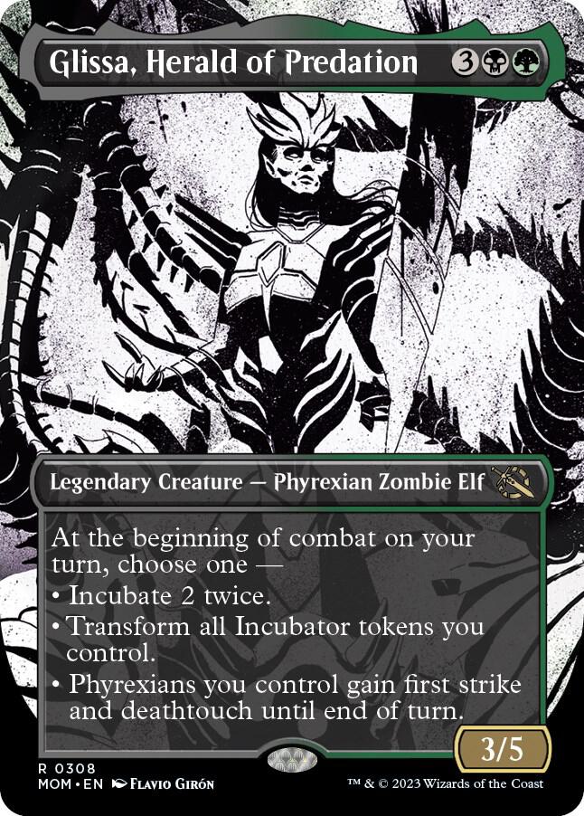 Glissa Herald of Predation Showcase (March of the Machine)  - Foil | Good Games North