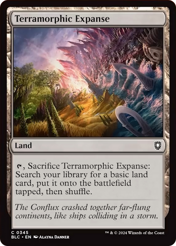 Terramorphic Expanse [Bloomburrow Commander] | Good Games North