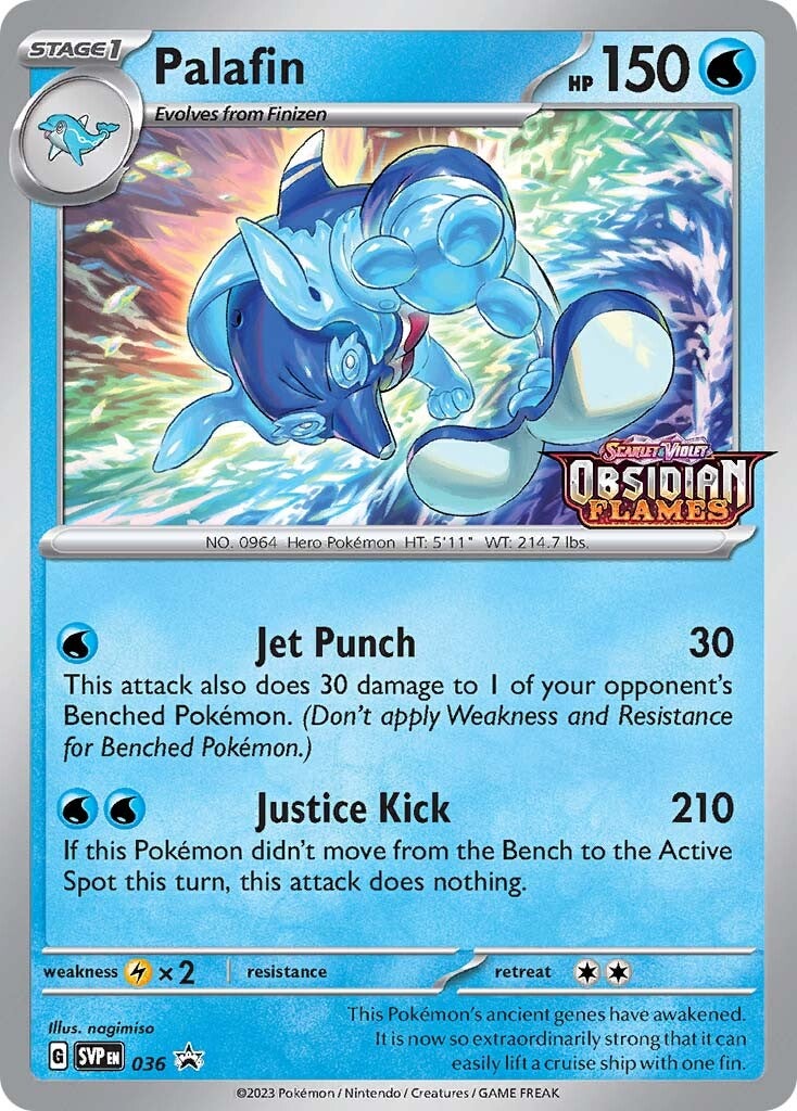 Palafin (036) (Stamped) [Scarlet & Violet: Black Star Promos] | Good Games North