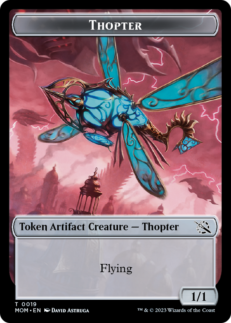 Elemental (9) // Thopter Double-Sided Token [March of the Machine Tokens] | Good Games North
