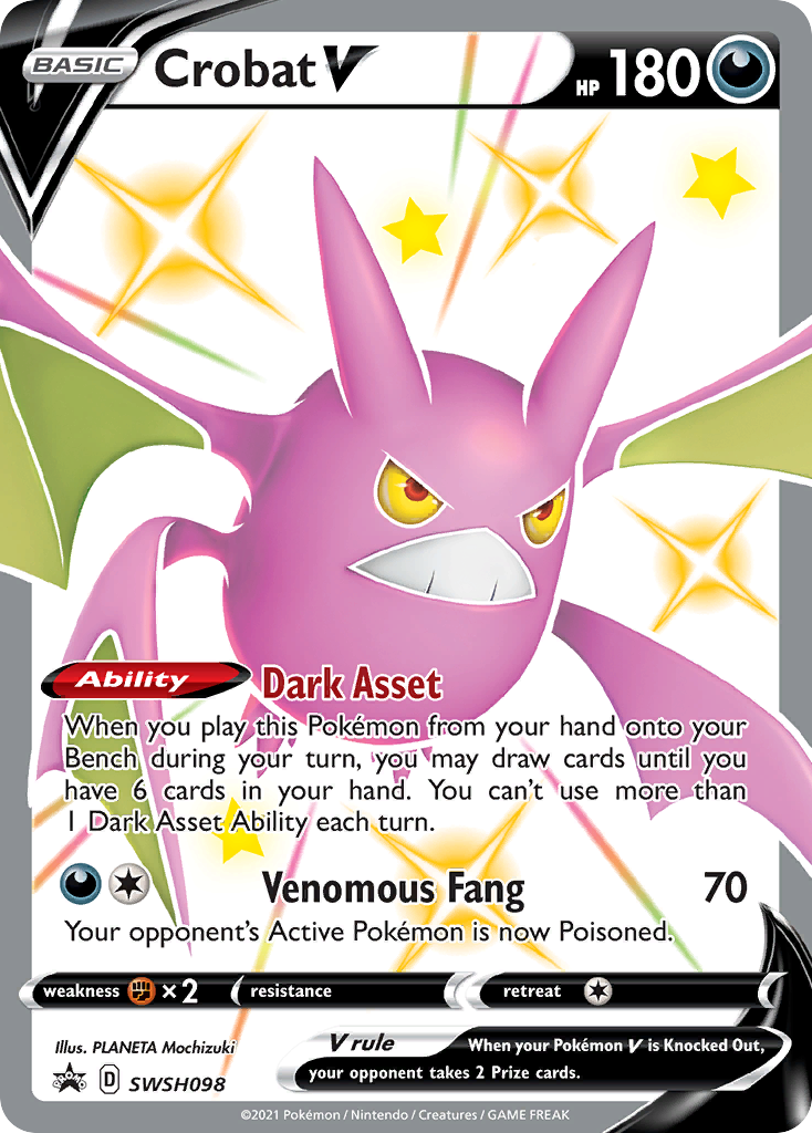 Crobat V (SWSH098) [Sword & Shield: Black Star Promos] | Good Games North