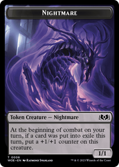 Nightmare // Food (0012) Double-Sided Token [Wilds of Eldraine Tokens] | Good Games North