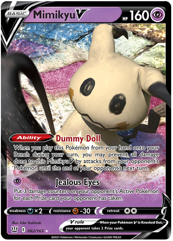 Mimikyu V (062/163) [Sword & Shield: Battle Styles] | Good Games North