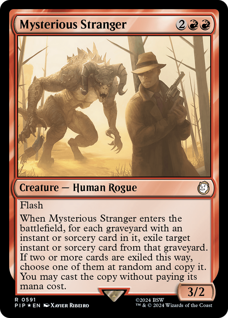 Mysterious Stranger (Surge Foil) [Fallout] | Good Games North