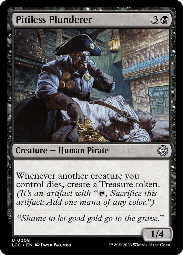 Pitiless Plunderer [The Lost Caverns of Ixalan Commander] | Good Games North