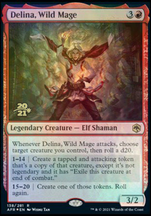 Delina, Wild Mage [Dungeons & Dragons: Adventures in the Forgotten Realms Prerelease Promos] | Good Games North