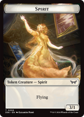 Spirit (0006) // Treasure Double-Sided Token [Duskmourn: House of Horror Tokens] | Good Games North