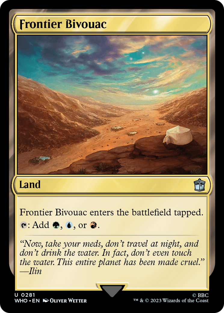 Frontier Bivouac [Doctor Who] | Good Games North