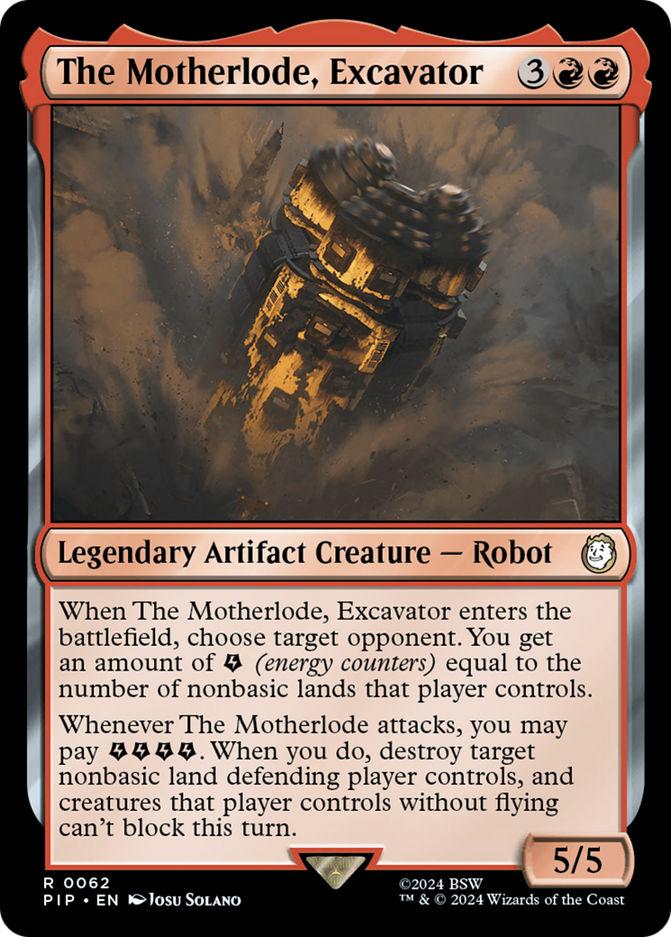 The Motherlode, Excavator [Fallout] | Good Games North