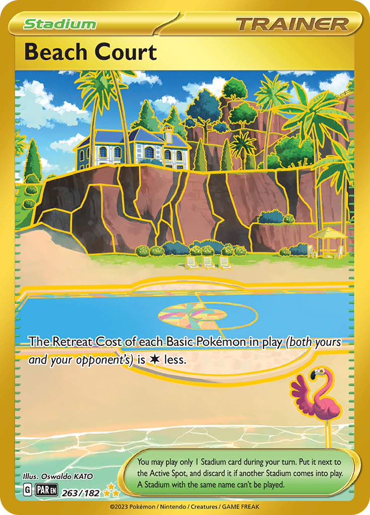 Beach Court (263/182) [Scarlet & Violet: Paradox Rift] | Good Games North