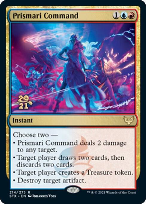 Prismari Command 214s/180 (Prerelease Cards)  - Foil | Good Games North