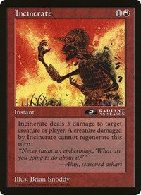 Incinerate (Oversized) [Oversize Cards] | Good Games North