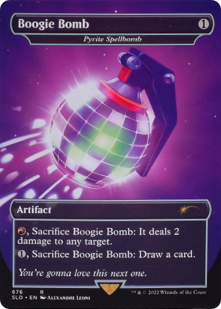 Boogie Bomb // Pyrite Spellbomb 676 (Secret Lair Drop Series)  - Borderless | Good Games North