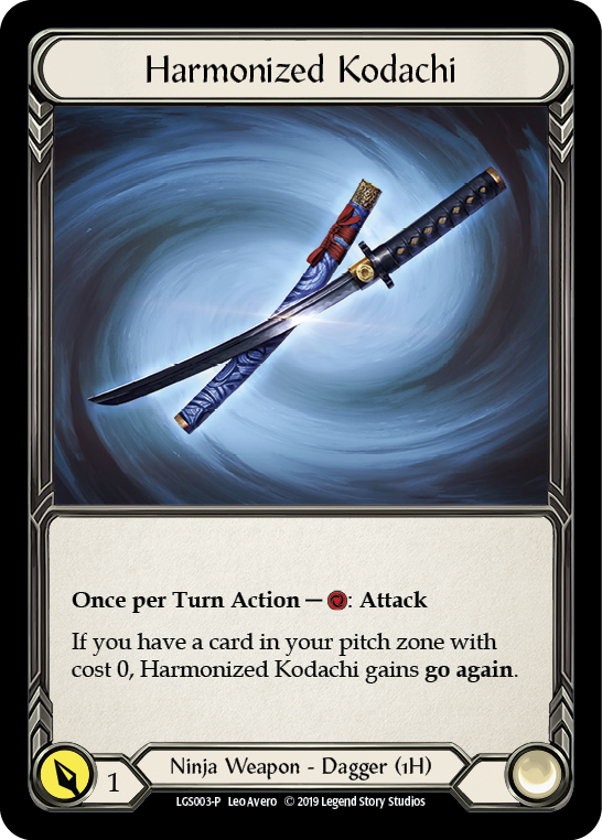 Harmonized Kodachi [LGS003-P] (Promo)  1st Edition Cold Foil | Good Games North