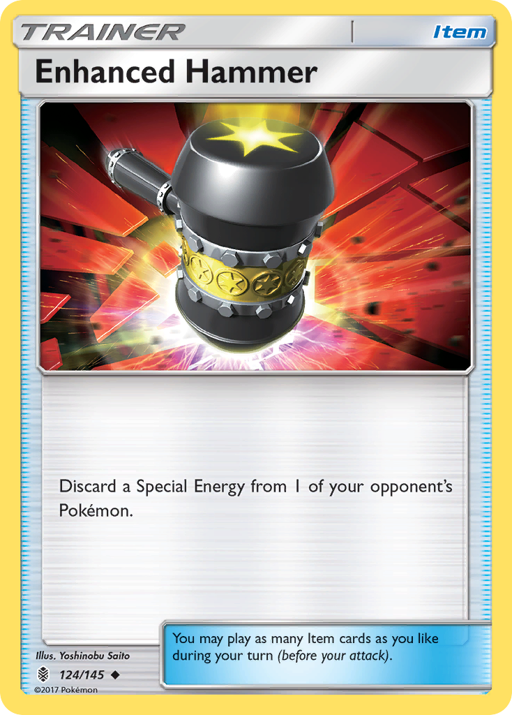 Enhanced Hammer (124/145) [Sun & Moon: Guardians Rising] | Good Games North
