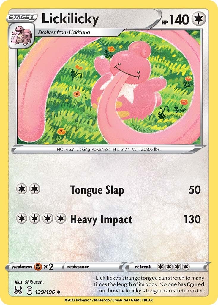 Lickilicky (139/196) [Sword & Shield: Lost Origin] | Good Games North