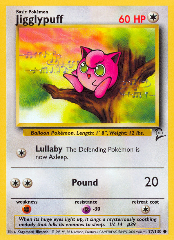 Jigglypuff (77/130) [Base Set 2] | Good Games North