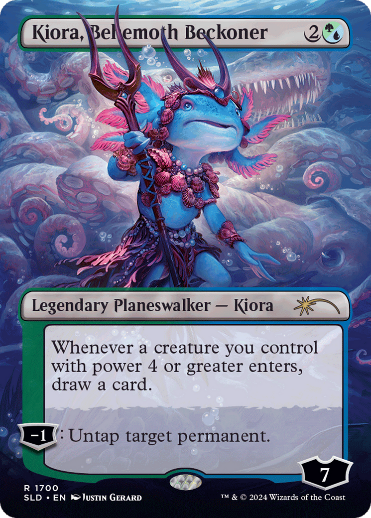 Kiora, Behemoth Beckoner (Rainbow Foil) [Secret Lair Drop Series] | Good Games North