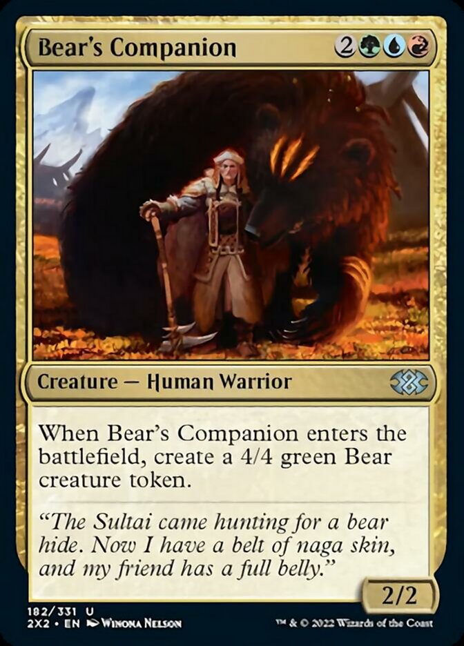 Bear's Companion [Double Masters 2022] | Good Games North