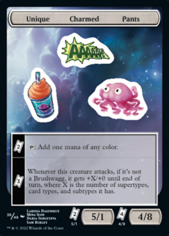 Unique Charmed Pants [Unfinity Stickers] | Good Games North
