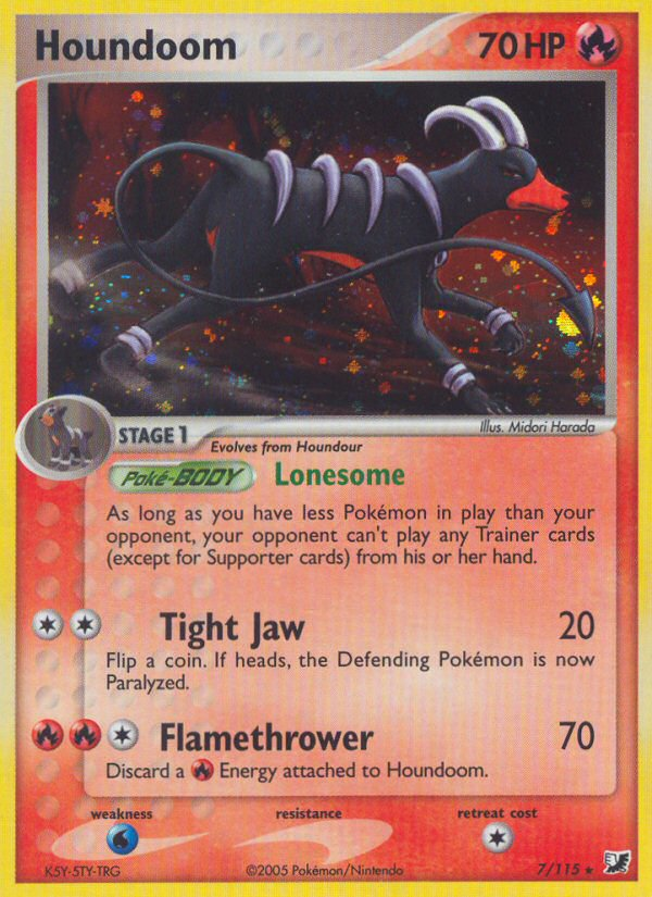 Houndoom (7/115) [EX: Unseen Forces] | Good Games North