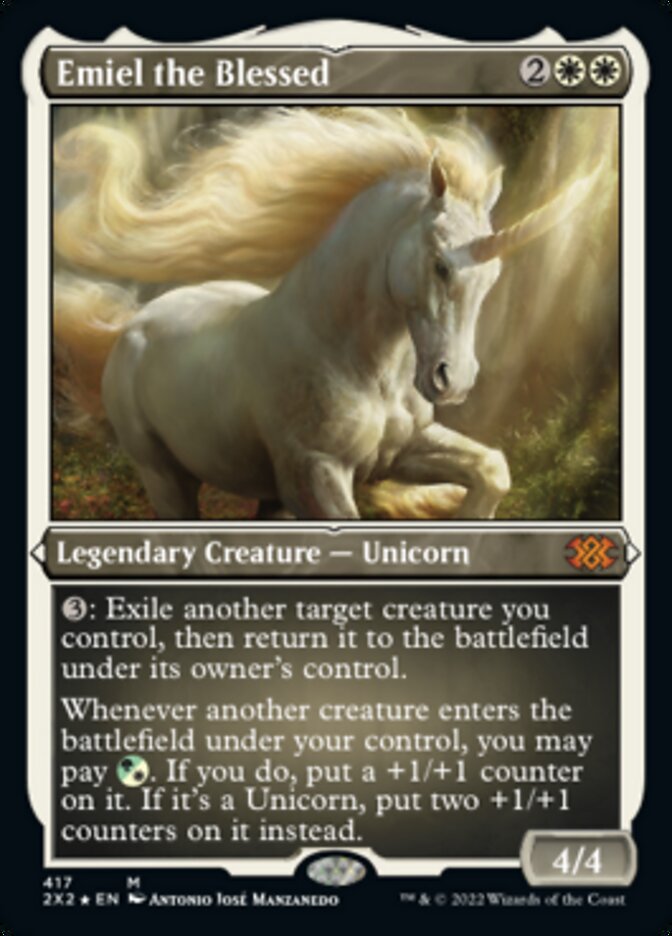 Emiel the Blessed (Foil Etched) [Double Masters 2022] | Good Games North