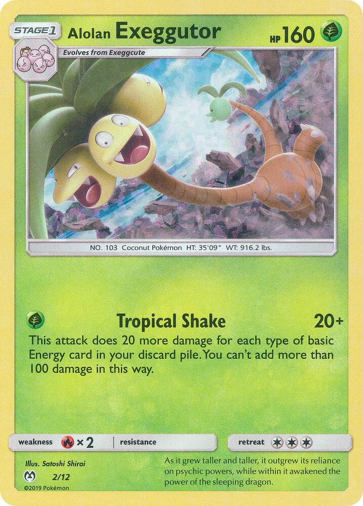 Alolan Exeggutor 002/012 (McDonald's Promos 2019)  - Holofoil | Good Games North