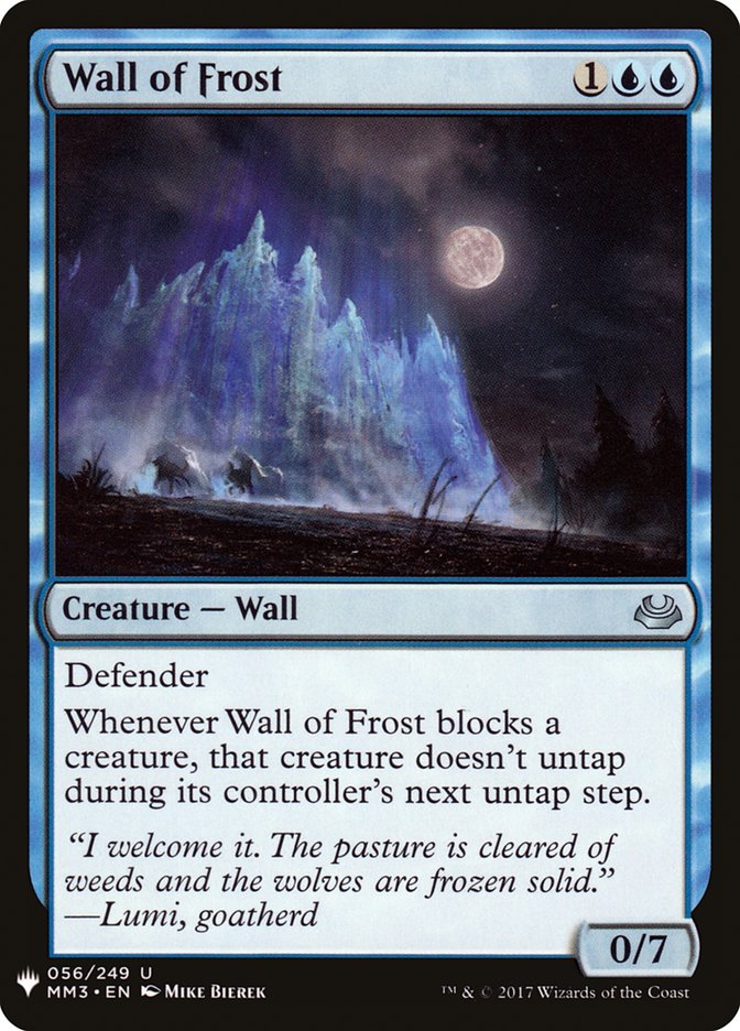 Wall of Frost [Mystery Booster] | Good Games North