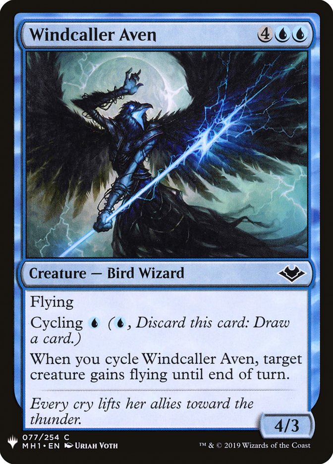 Windcaller Aven [Mystery Booster] | Good Games North