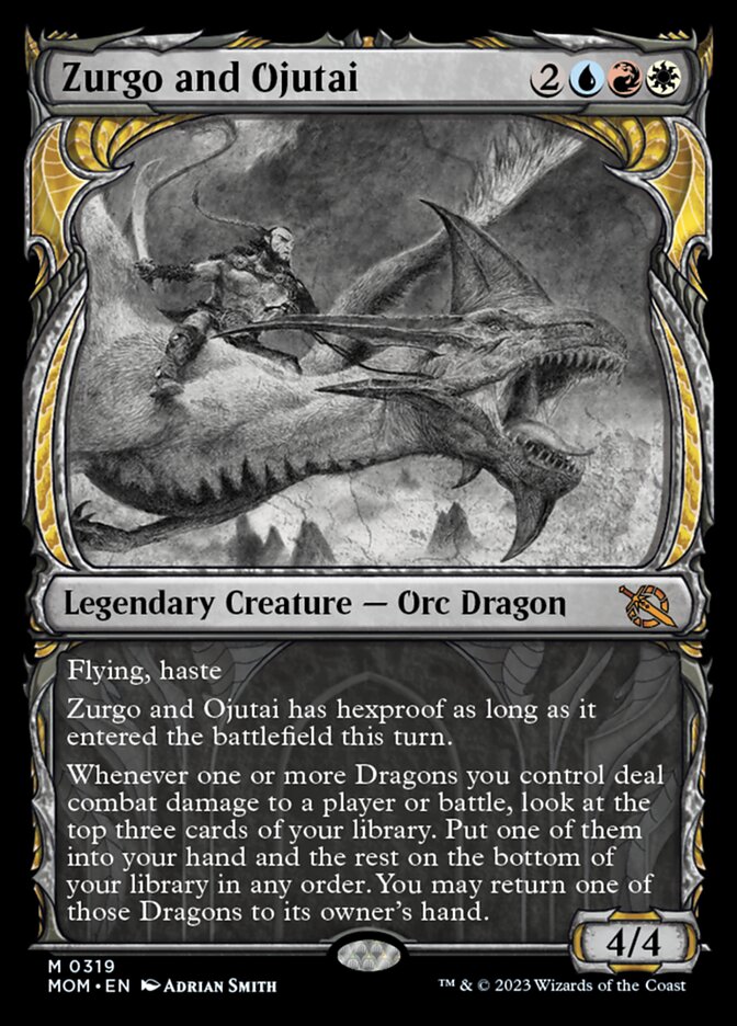 Zurgo and Ojutai (Showcase Planar Booster Fun) [March of the Machine] | Good Games North