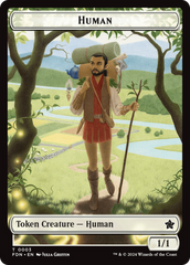 Copy // Human Double-Sided Token [Foundations Tokens] | Good Games North