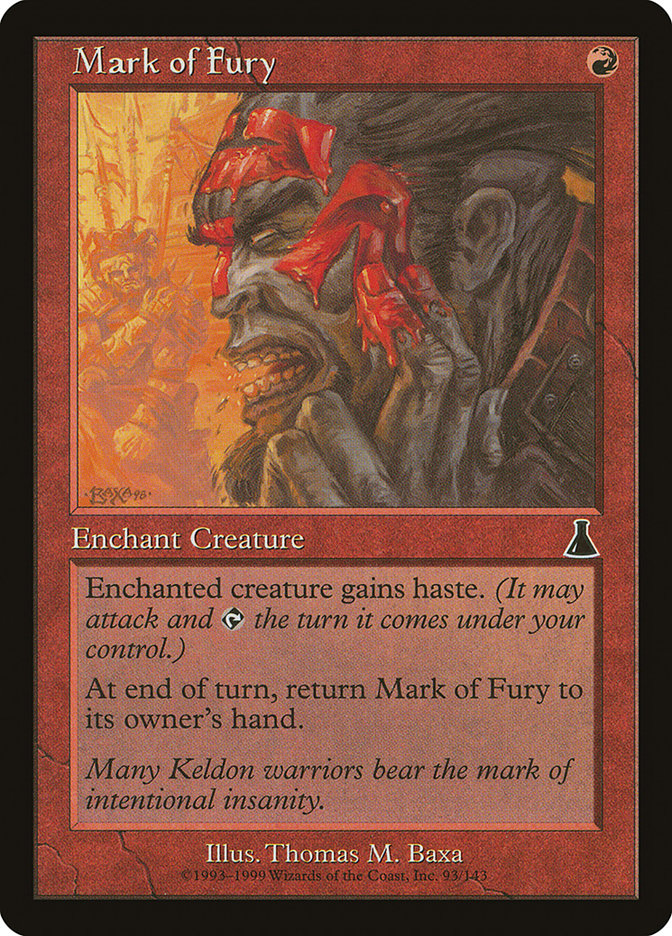 Mark of Fury (Urza's Destiny)  | Good Games North