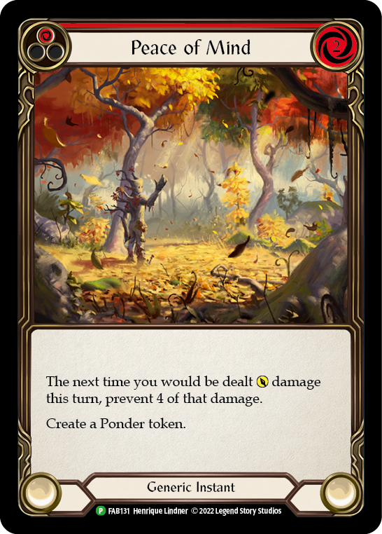 Peace of Mind [FAB131] (Promo)  Rainbow Foil | Good Games North