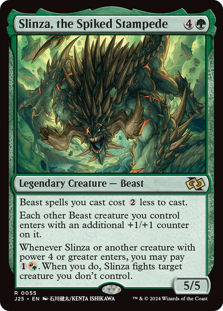 Slinza, the Spiked Stampede (Anime) [Foundations Jumpstart] | Good Games North