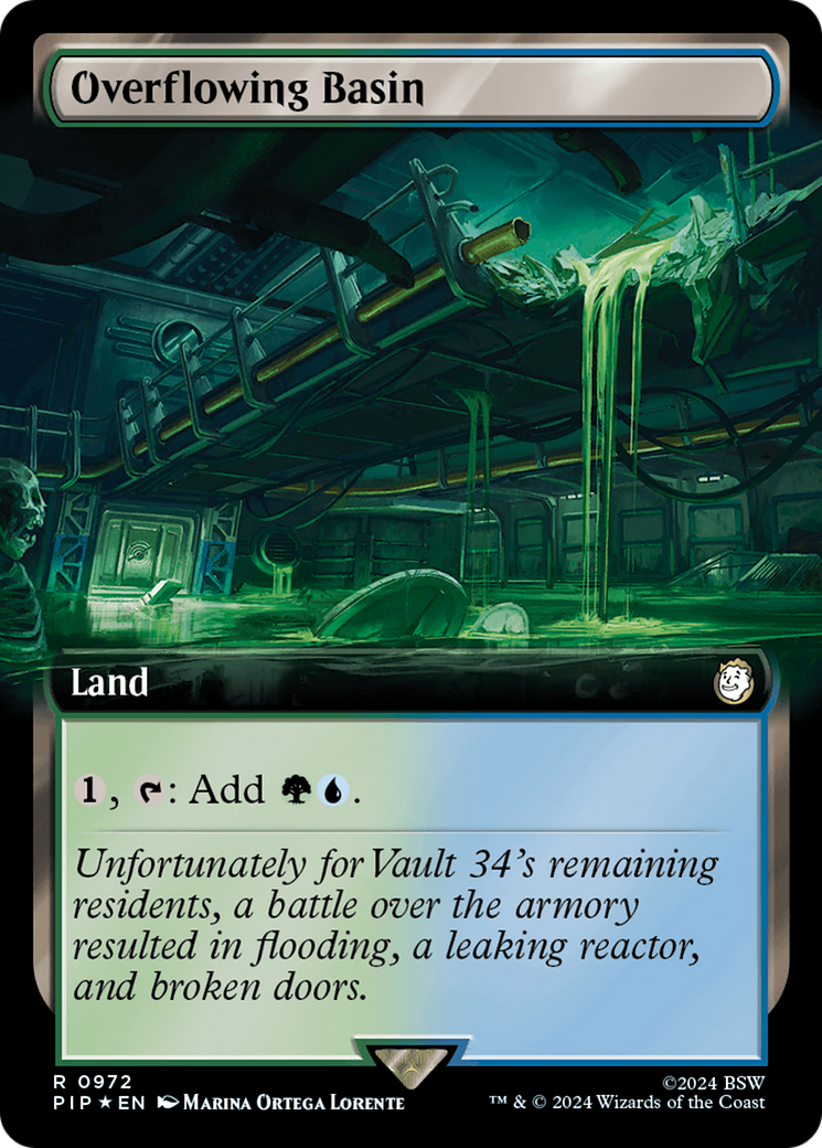 Overflowing Basin (Extended Art) (Surge Foil) [Fallout] | Good Games North