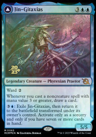 Jin-Gitaxias // The Great Synthesis [March of the Machine Prerelease Promos] | Good Games North