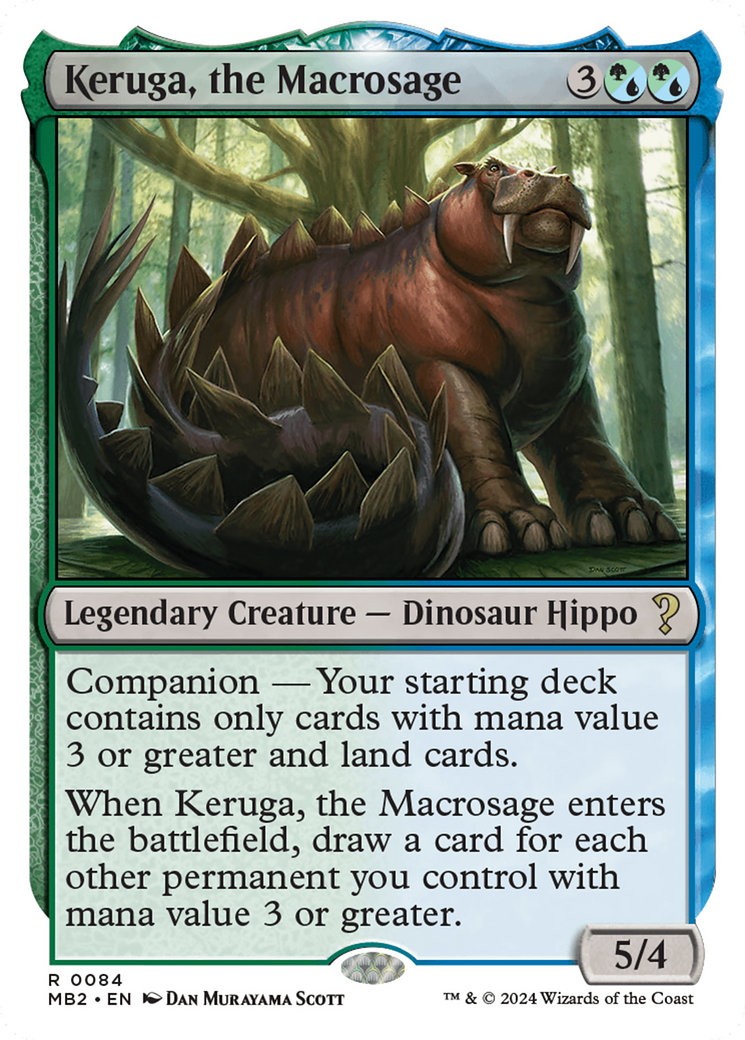 Keruga, the Macrosage (White Border) [Mystery Booster 2] | Good Games North