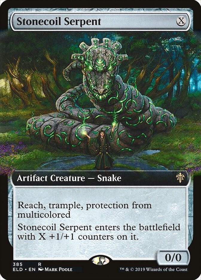 Stonecoil Serpent 385/269 (Throne of Eldraine)  - Extended Art | Good Games North