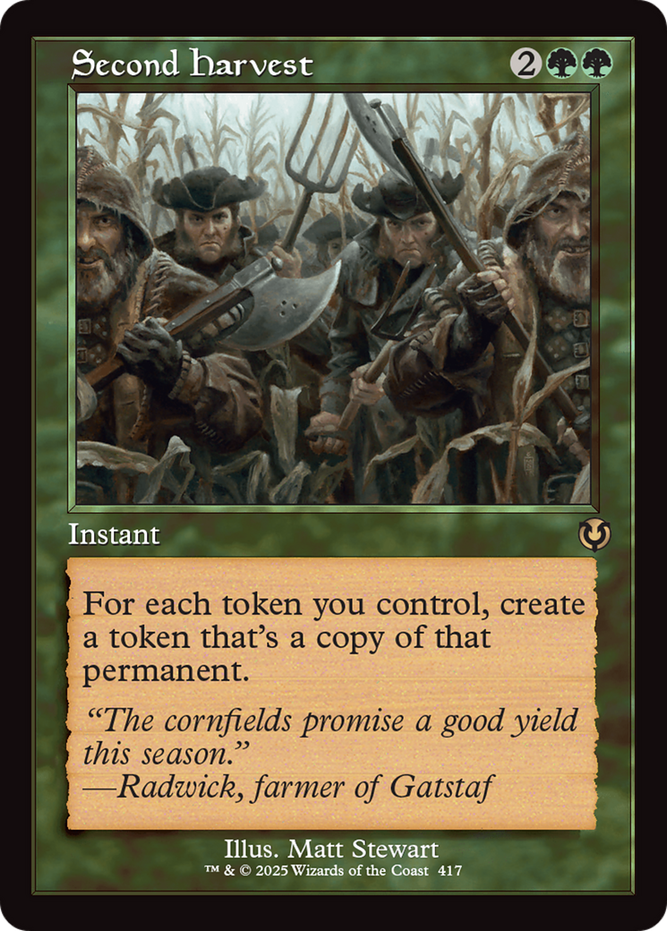 Second Harvest (Retro Frame) [Innistrad Remastered] | Good Games North