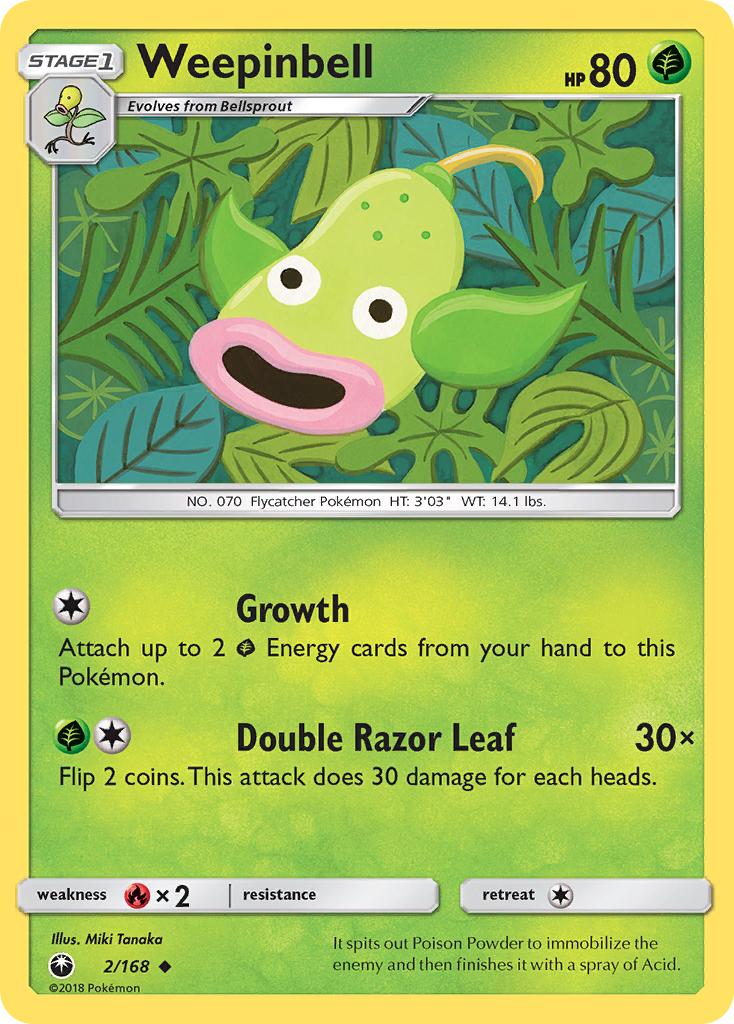 Weepinbell (2/168) [Sun & Moon: Celestial Storm] | Good Games North