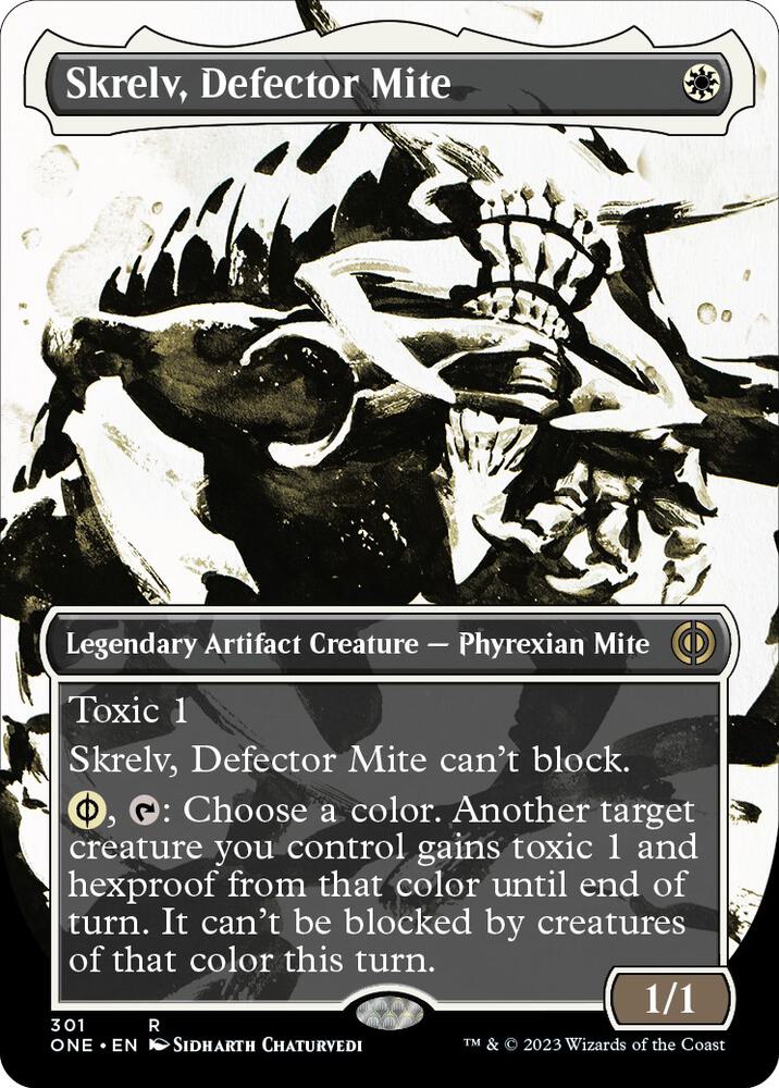 Skrelv Defector Mite Showcase (Phyrexia: All Will Be One)  - Foil | Good Games North