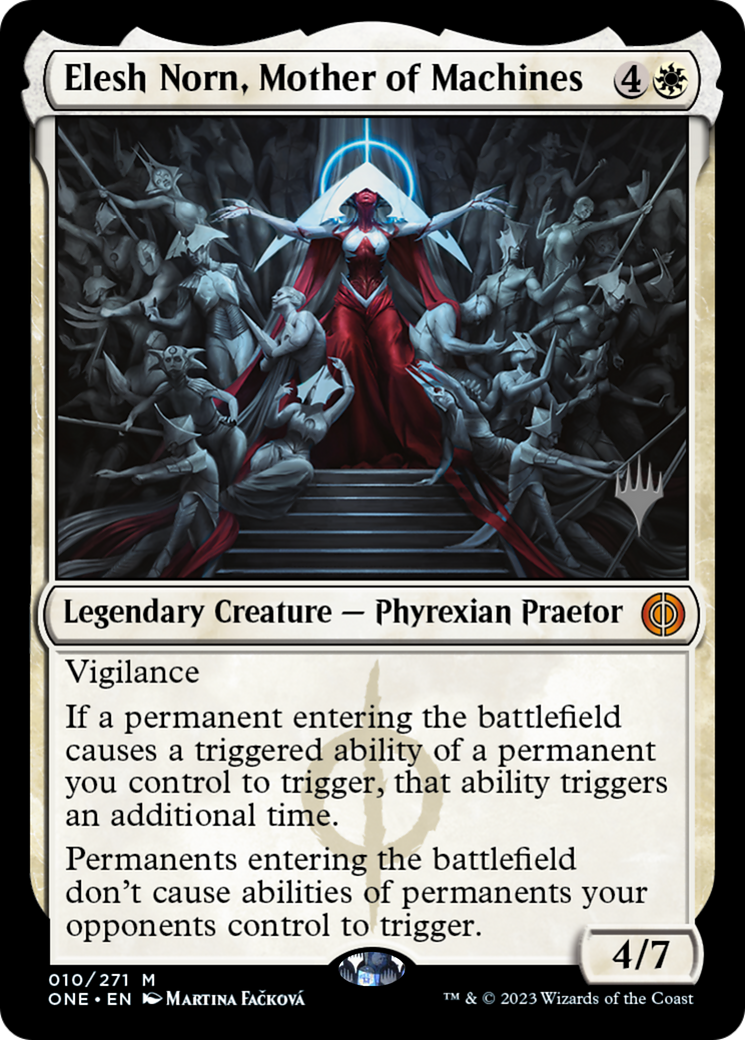 Elesh Norn, Mother of Machines (Promo Pack) [Phyrexia: All Will Be One Promos] | Good Games North