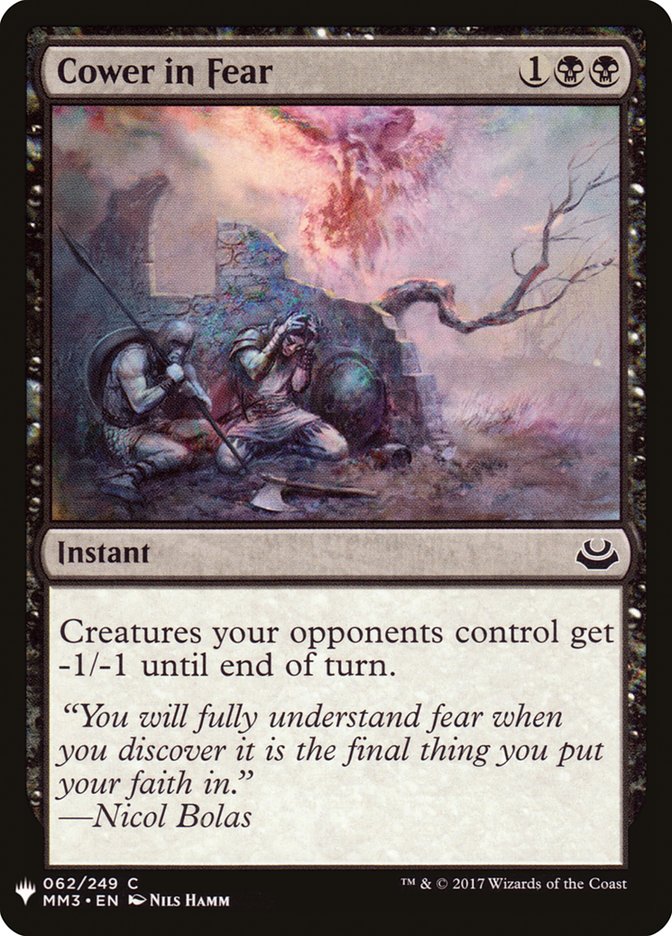 Cower in Fear [Mystery Booster] | Good Games North
