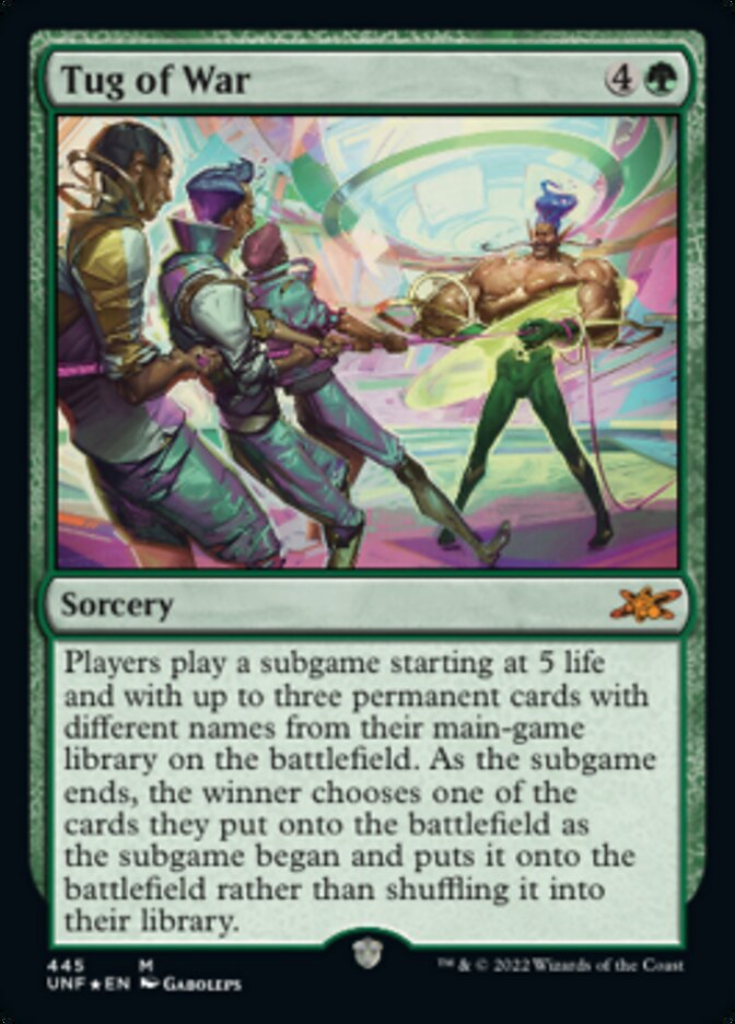 Tug of War (Galaxy Foil) [Unfinity] | Good Games North