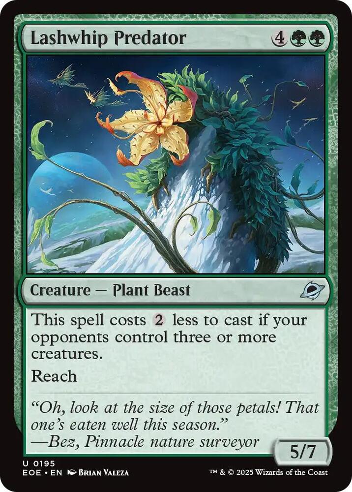 Lashwhip Predator (Edge of Eternities)  - Foil | Good Games North
