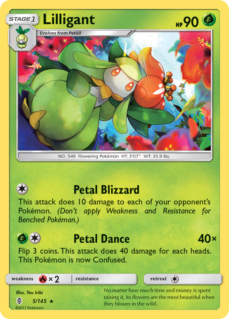 Lilligant (5/145) [Sun & Moon: Guardians Rising] | Good Games North