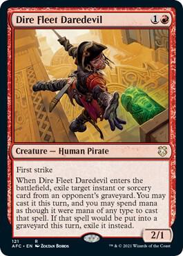 Dire Fleet Daredevil (Commander: Adventures in the Forgotten Realms)  | Good Games North