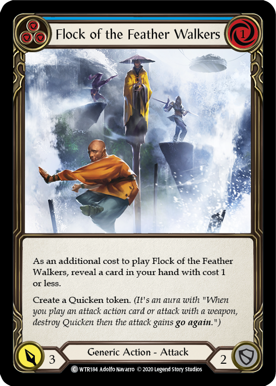 Flock of the Feather Walkers (Blue) [U-WTR184] (Welcome to Rathe Unlimited)  Unlimited Normal | Good Games North