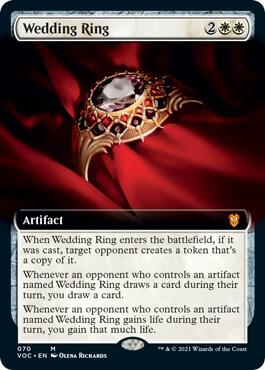 Wedding Ring Extended Art 70 (Commander: Innistrad: Crimson Vow)  | Good Games North