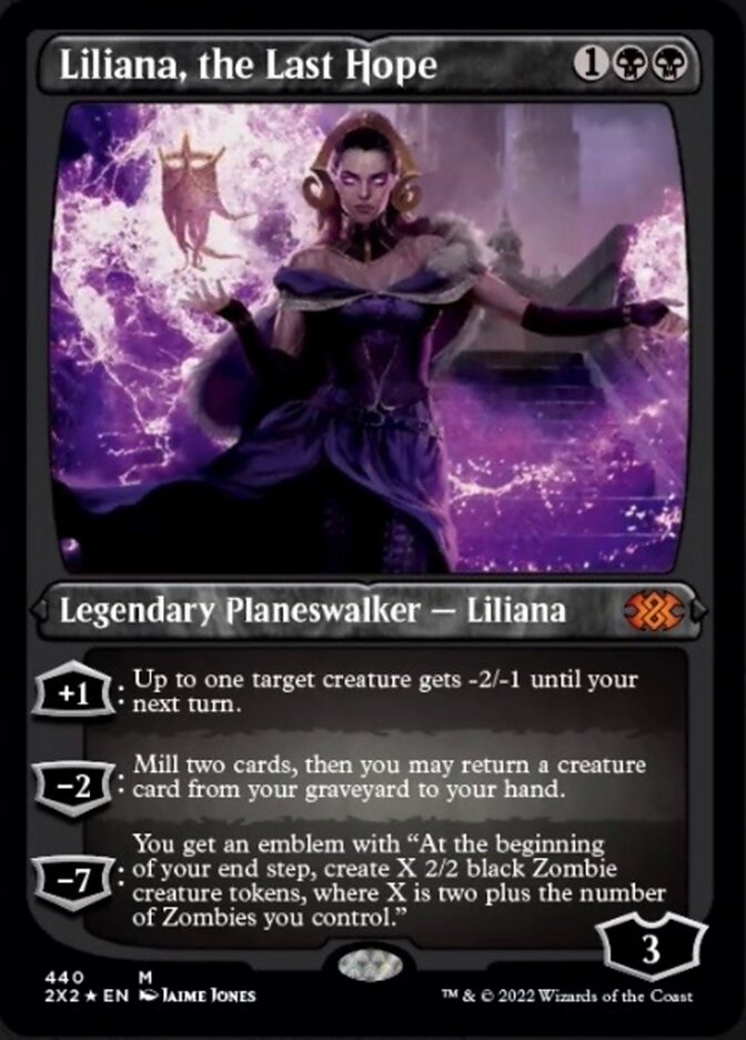 Liliana, the Last Hope (Foil Etched) [Double Masters 2022] | Good Games North